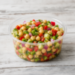 Organic zesty chickpea salad