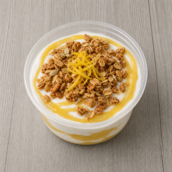 Lemon Coconut Yogurt with Granola