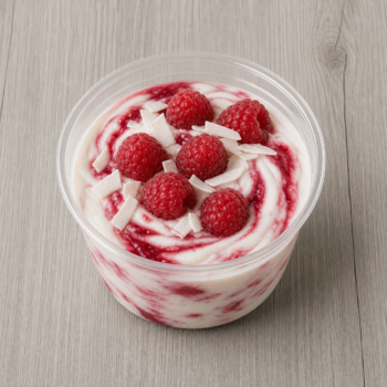 Raspberry Coconut Yogurt