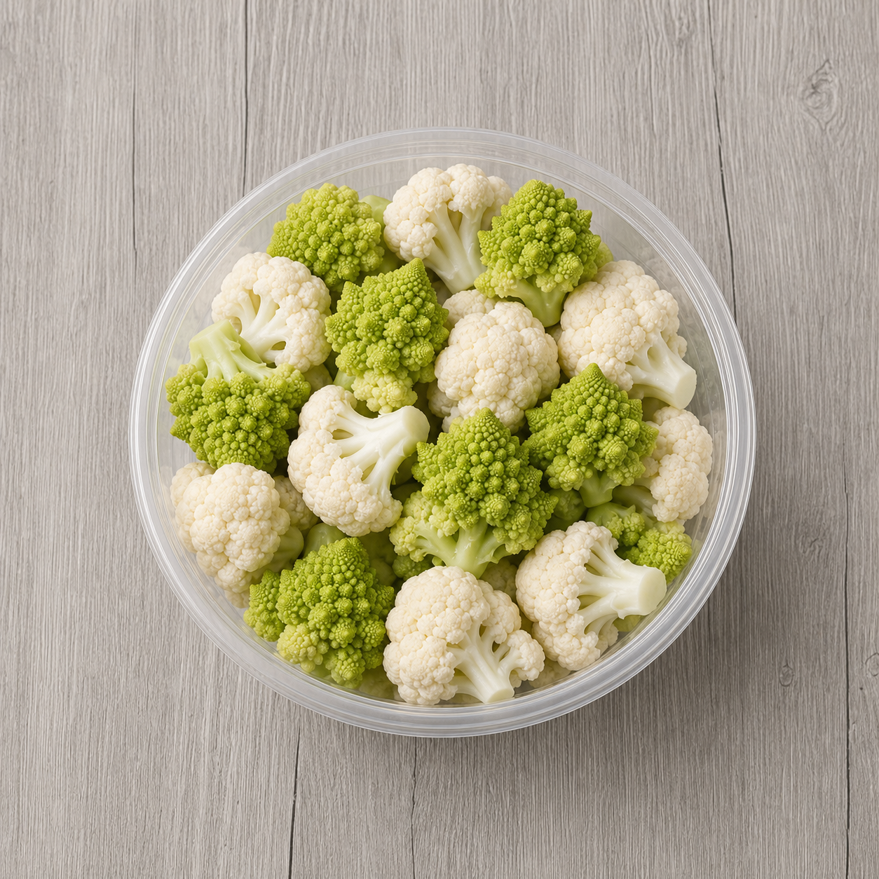 Romanesco and Cauliflower Romanesco and Cauliflower