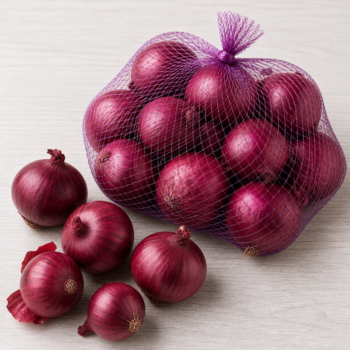 Red Onions in Bag
