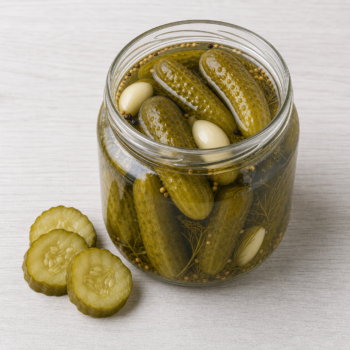 Fermented Garlic Cucumbers S&S