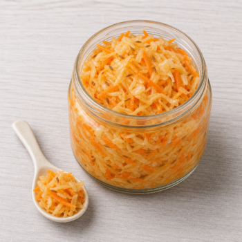 Carrot Caraway Sauerkraut S&S